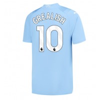 Camiseta Manchester City Jack Grealish #10 Primera Equipación Replica 2023-24 mangas cortas